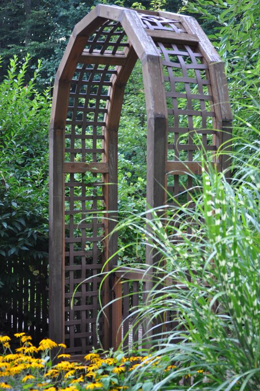 Arched Arbor Installation in Conroe, TX